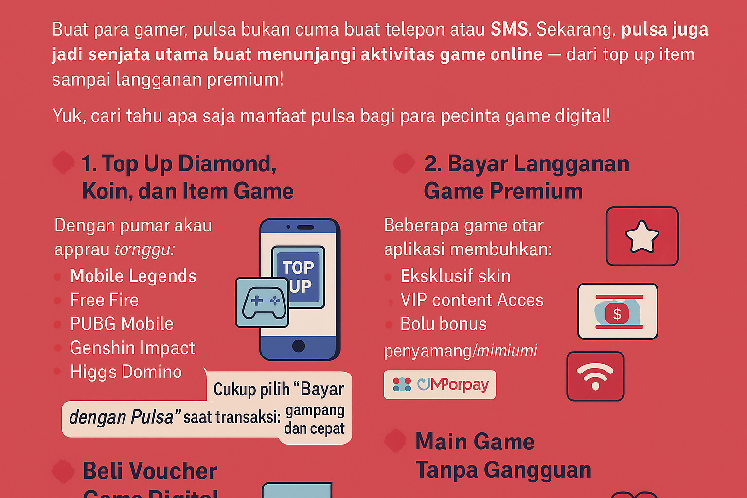 Tutorial Topup Pulsa dengan Metode Transfer Bank