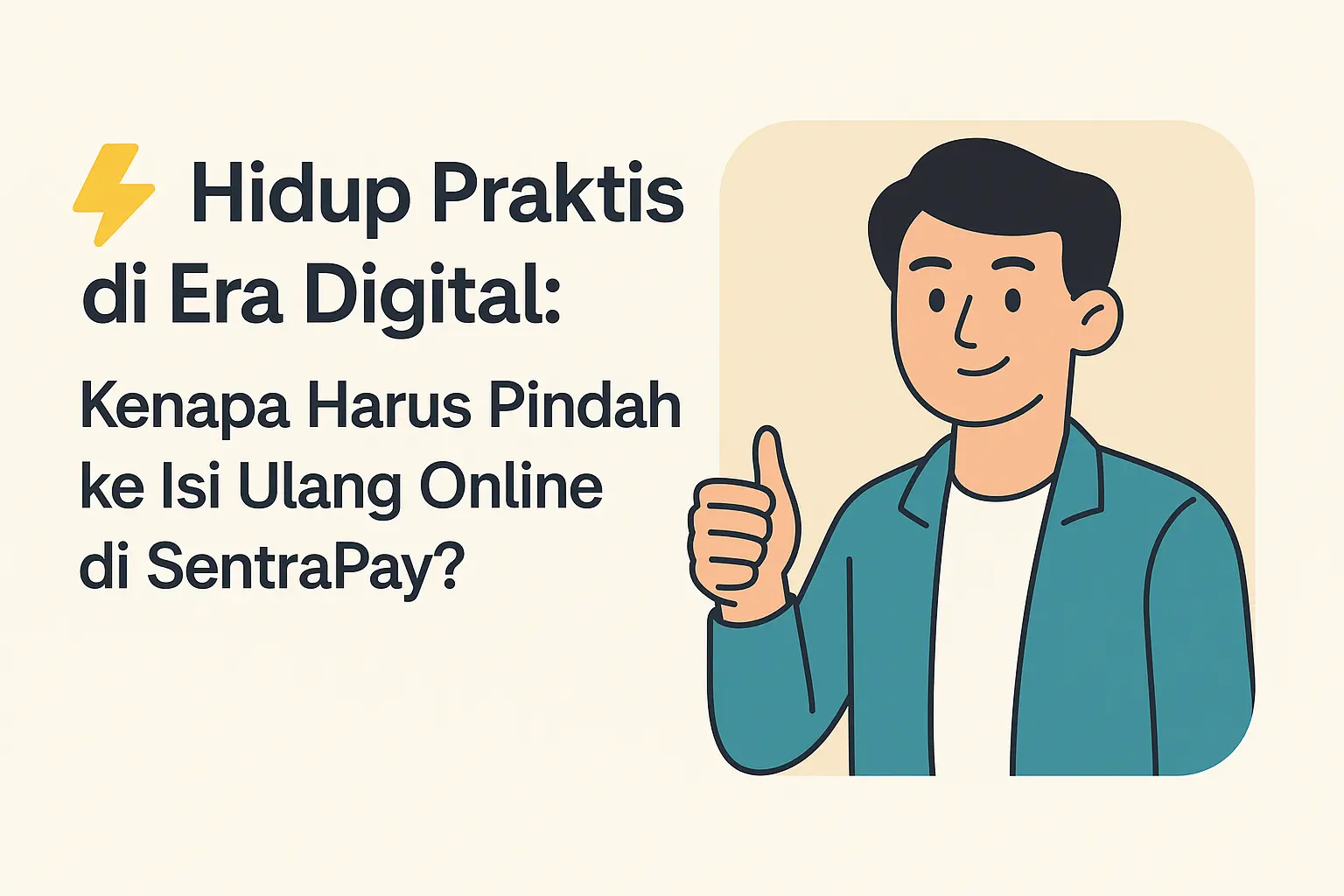 Hidup Praktis di Era Digital: Kenapa Harus Pindah ke Isi Ulang Online di SentraPay?