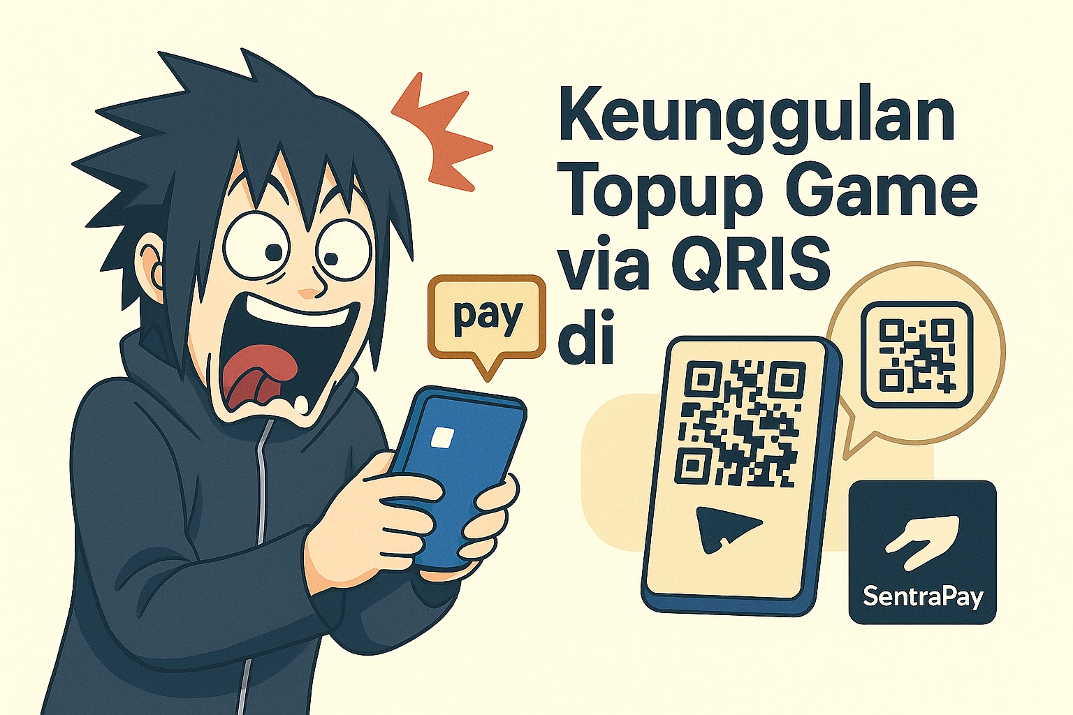 Keunggulan Topup Game via QRIS di Sentrapay