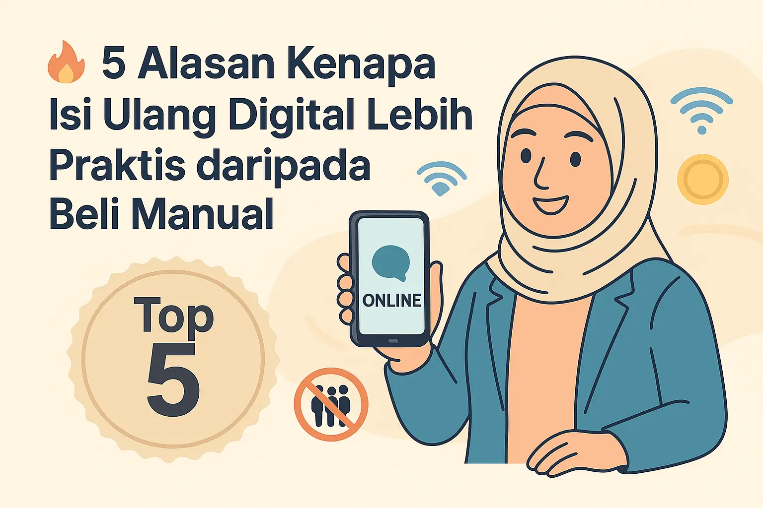 5 Alasan Kenapa Isi Ulang Digital Lebih Praktis daripada Beli Manual