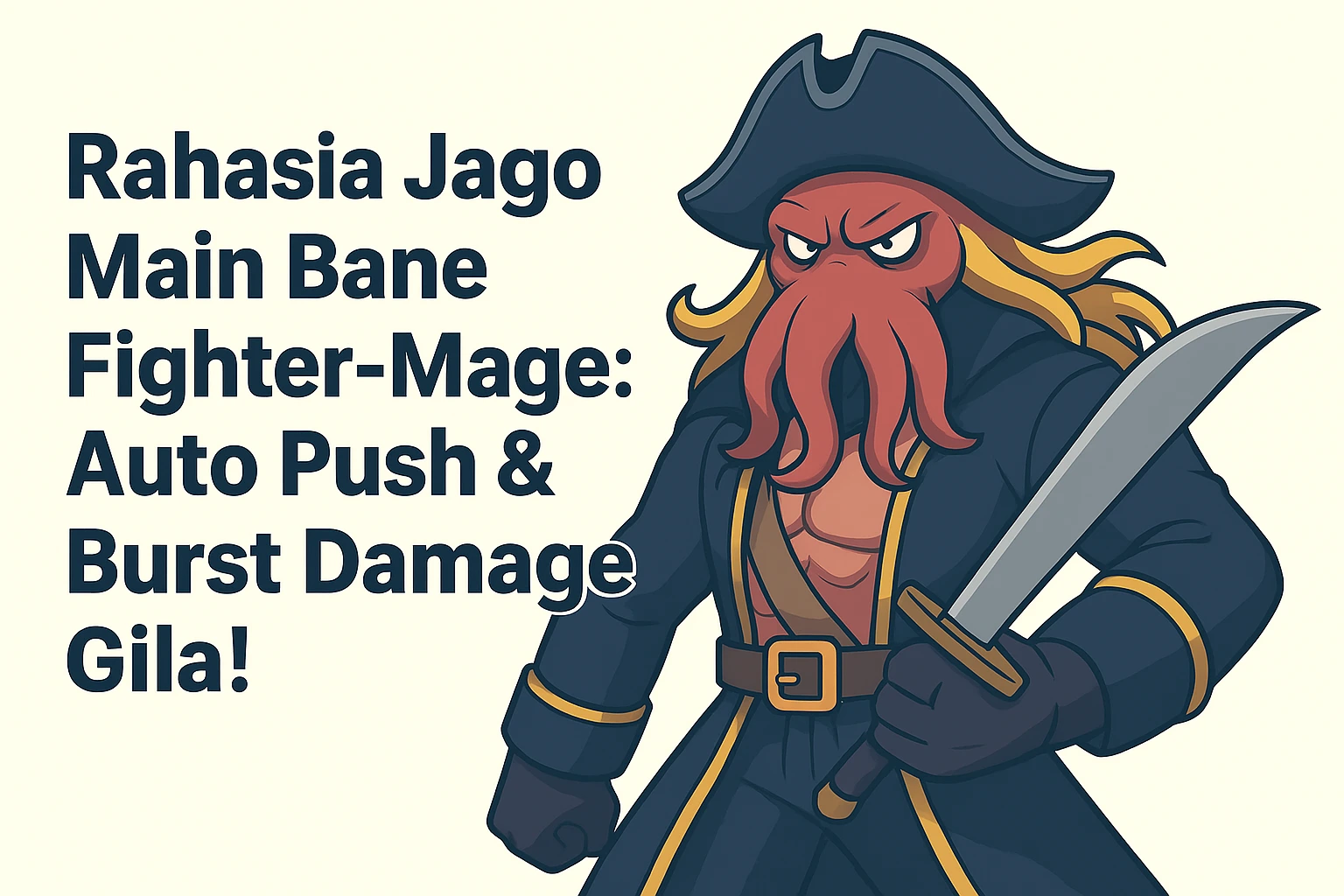 Rahasia Jago Main Bane Fighter-Mage: Auto Push & Burst Damage Gila!