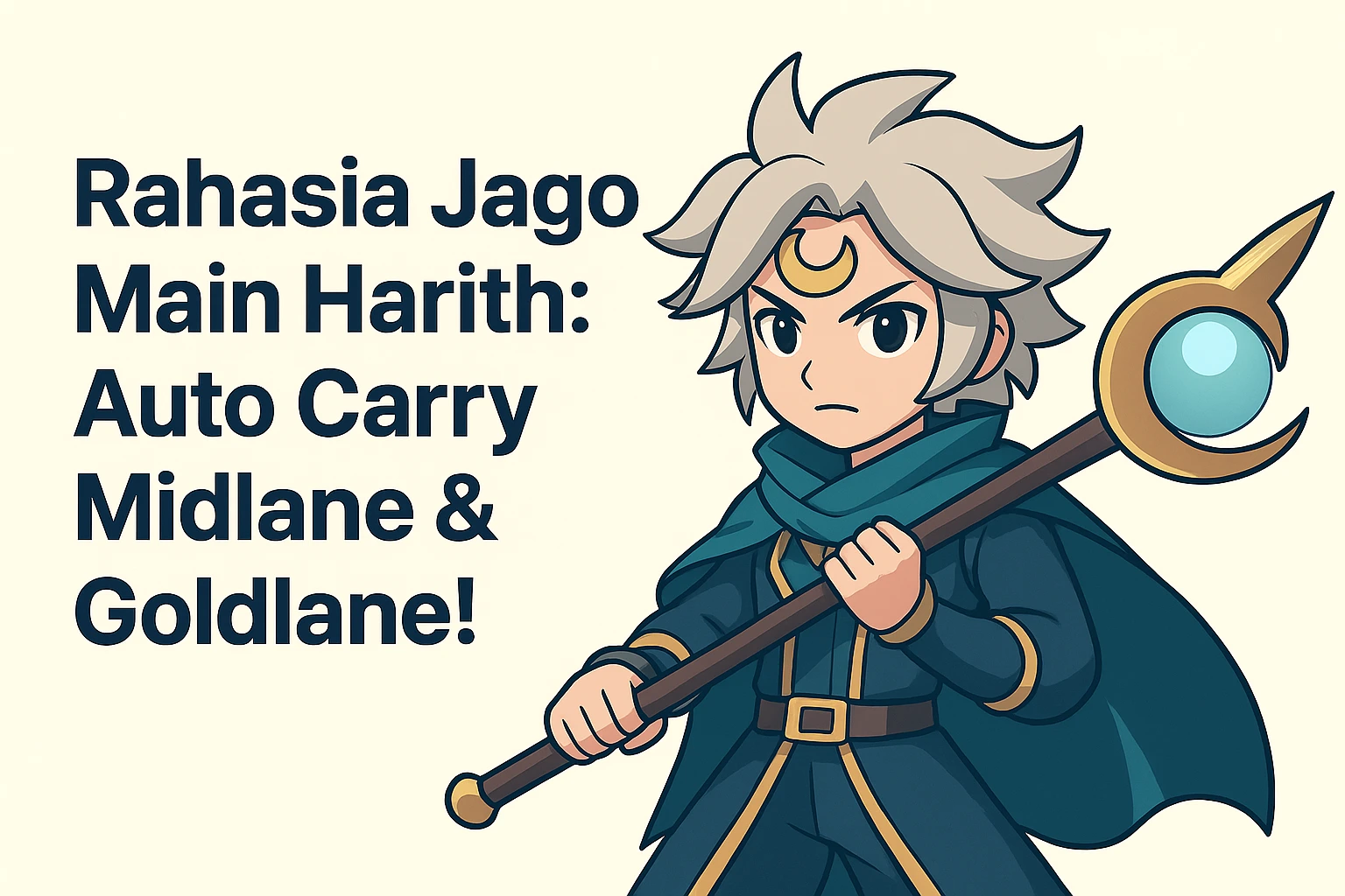 Rahasia Jago Main Harith Auto Carry Midlane & Goldlane!